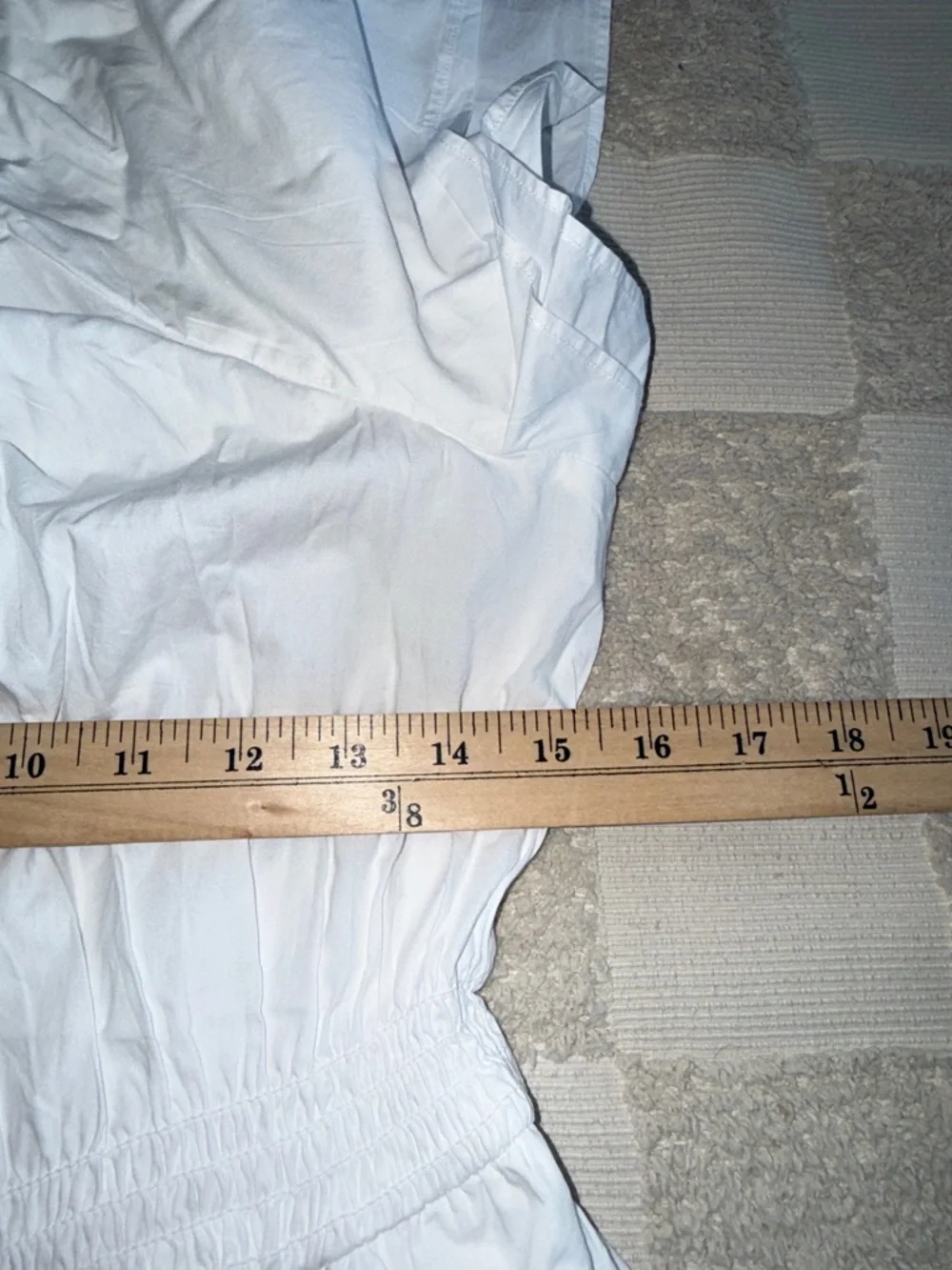 NWT J. Crew White One-Shoulder Maxi Smocked Dress‎ size XS